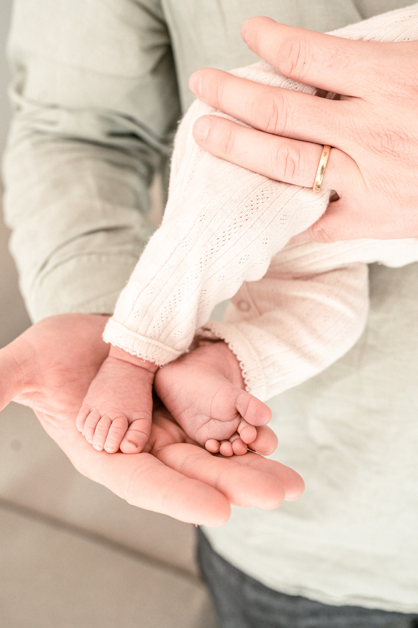 Kleine Babyfüße - Familienmomente